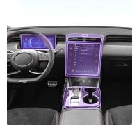 XIUXIYING Película protectora transparente de TPU para consola central interior de coche, antiarañazos, pantalla LCD, para Hyundai Tucson 2021-2023