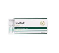 XIVITAE Loción de cabello fuerte con placenta vegetal, 10 x 10 ml, fórmula enriquecida con proteína de soja, ayuda a fortalecer la estructura del cabello desde la raíz hasta la punta