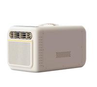 XIVUIFOI Aire Acondicionado Portátil con Control Remoto - Función Sin Drenaje, Panel Táctil, No Requiere Instalación para Oficina y Camping (Beige)