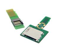 xiwai 1 juego de tarjeta SD TF hembra a Micro-SD TF macho, kit de tarjeta de memoria adaptador de extensión, herramientas de prueba, extensor