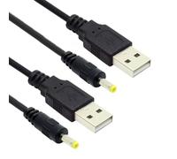 xiwai 2 piezas Lot 5v DC 4.0x1.7mm DC Power Round plug a USB 2.0 plug a cable 150cm 24awg
