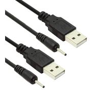 xiwai 2 piezas zehlot 1,5 metros USB 2.0 tipo a enchufe a 5v DC 2.0x0.7mm cable de enchufe circular de corriente continua 24awg