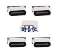 xiwai 5 unids/lote DIY tipo C hembra conector de datos de soldadura de repuesto para Micro-USB 5Pin hembra SMT tipo DC 5V Power