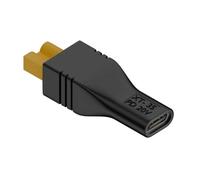 xiwai Adaptador de Carga rápida de 100 W, 20 V, 5 A, PD, Tipo C, con Entrada Hembra a Salida Macho XT30, protocolo SC100, para cuadricóptero con batería Lipo RC.