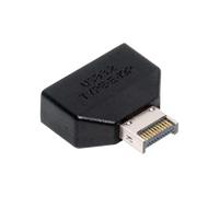 xiwai Adaptador de Conector de extensión Tipo E Key-A a Conector IDC de 20 Pines, 10 Gbps, sobremoldeado, USB 3.1, a USB 3.0 de 19 Pines con CH334P