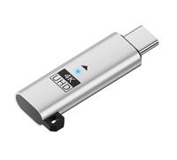xiwai Adaptador de Pantalla Virtual USB-C Tipo-C EDID DDC sin Cabeza Ghost CY Emulador de Pantalla USB5.0 USB4.0 4K@60Hz Compatible con Thunderbolt3/4/5 Plata
