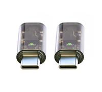 xiwai - Adaptador de Tarjeta de Sonido Tipo C USB-C a Audio Auxiliar de 3,5 mm y micrófono de 16 bits y 48 kHz Compatible con computadora portátil, Tableta y teléfono, Paquete de 2