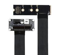 Xiwai Adaptador M.2 M-Key NGFF NVMe a PCI-E en ángulo Recto de 90 Grados con ángulo Ascendente.