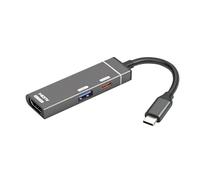 xiwai Adaptador multipuerto USB-C Tipo C a HDMI 4K a 120 Hz, convertidor USB 3.0 OTG para HDTV con Puerto de alimentación PD Hembra de 100 W.
