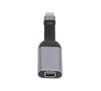 xiwai Adaptador USB-C a Mini DP (fuente tipo C 4K 60 Hz a receptor Mini Displayport), convertidor HDTV, cable plano ultrafino 1080p para computadora portátil, tableta y teléfono.