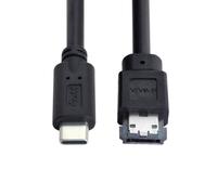 xiwai Adaptador USB-C tipo C a Power Over eSATA DC5V USB 3.0 a HDD/SSD/ODD eSATAp Converter