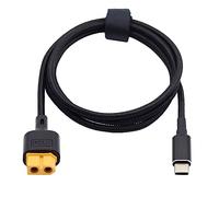 xiwai Cable Adaptador USB Tipo-C a XT60, Carga Rápida, Cable de Carga USB-C, Protocolo SC100 XT60 para Batería RC Lipo, Quadcopter, Multicopter, Aeromodelismo, 1 m