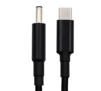 xiwai Cable Cargador Tipo C de 100 W con Entrada USB-C a 20 V CC, Potencia de Salida de 4,5 x 3,0 mm, 20 V, 5 A, 65 W, PD, Compatible con portátiles DELL, 180 cm/5,9 pies