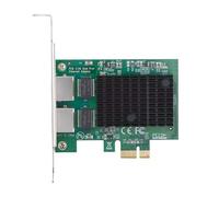 xiwai Cable Controlador de Red Ethernet de Dos Puertos de 2,5 Gbps y 2500 Mbps a PCI Express, 1 PCI-E GBE, Gigabit y 1000 Mbps, Adaptador para Placa Base de Escritorio.