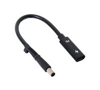 xiwai Cable de carga JSER tipo C USB-C hembra a CC Power PD para laptop de 18-20 V (7,4 x 5,0 mm)