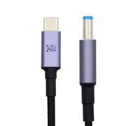 xiwai Cable de carga tipo C PD de 1,8 m, entrada USB-C macho a CC 5,5 x 2,1 mm, adaptador de 20 V, 100 W, 135 W, 140 W, 65 W, cable de carga de extensión para laptop