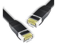xiwai Cable Ethernet UTP plano de alta velocidad de 0,2 m, cable trenzado de red Cat 6 RJ45 para enrutador portátil y gaming