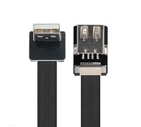 xiwai Cable FPC plano delgado de extensión USB 2.0 tipo A macho a hembra de 0,2 m para FPV, disco, escáner e impresora
