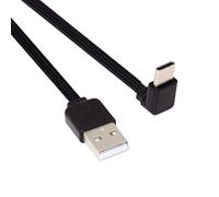 xiwai Cable FPC plano delgado USB 2.0 macho a USB-C tipo C en ángulo de 90 grados para FPV, disco y teléfono, 13 cm