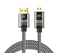 xiwai Cable micro HDMI a HDMI 2.1 Ultra-HD UHD 8K 60Hz 4K 120Hz 48Gbs HDMI Cable para cámara y tablet (1,5 m)