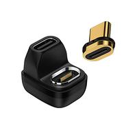 Xiwai Conector magnético de 40 Gbps USB 4 tipo C macho a hembra opuesto en forma de U en ángulo trasero de 100 W de datos de alimentación 8K adaptador de video para portátil