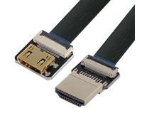xiwai CYFPV Conector HDMI a Mini HDMI Jack Extensión FPC Cable plano 1080P para FPV HDTV Multicóptero Tiro aéreo (0.1M)