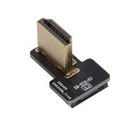 xiwai CYFPV - Conector HDMI tipo A macho en ángulo izquierdo y derecho de 90 grados para FPV HDTV Multicopter fotografía aérea (ángulo derecho)