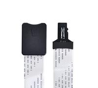 Xiwai Kit de tarjeta de memoria Micro-SD TF macho a TF hembra, extensión de cable plano flexible FPC suave de 25 cm