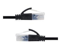 Xiwai Ligawo - Cable de red Ethernet (cat. 6, RJ45, UTP, 90 grados, para portátiles, routers, TV, Box, 1 m)