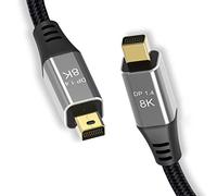 xiwai Mini DisplayPort 1.4 8K 60Hz Cable Ultra-HD UHD 4K 144Hz Mini DP a MiniDP Cable 7680 * 4320 para Video PC Laptop TV