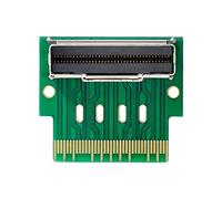 xiwai PCI-E Slimline SAS 4.0 SFF-8654 8i 74pin a SFF-8654 74pin Macho a Hembra Adaptador Extensor Herramientas de Prueba en ángulo