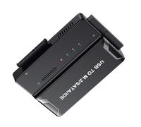 Xiwai USB 3.0 SSD Docking Type-C USB-C a Dual NVME M-Key M.2 NGFF & IDE 40Pin & SATA 2.5 3.5 pulgadas Vertical Externo PCBA Carcasa