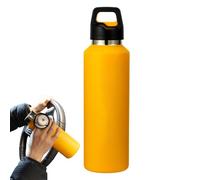 Xiwhuua Cantimplora Metálica | Taza De Acero Inoxidable 600ml Impermeable - Botella Térmica Reutilizable Grande,Para Exterior Viajes Ciclismo Senderismo Deportes Hogar Gimnasio Oficina Té Café Leche