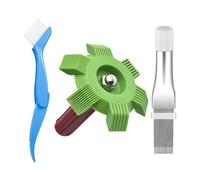 Xiwhuua Peine de bobina de CA, juego de limpiador de aletas de aire acondicionado, cepillo de limpieza, herramienta de reparación de radiadores, accesorios del hogar para el hogar, interior, adultos