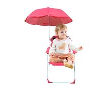 Xiwhuua Silla de playa para niños con toldo, asiento de jardín plegable, silla portátil ligera y resistente al viento para patio trasero, vacaciones, parque, viajes, al aire libre, playa, picnic