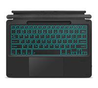 XIWMIX Funda Tipo Cubierta para Microsoft Surface Pro 11/Pro 10/Pro 9/Pro 8/Pro X de 13 Pulgadas, Teclado portátil Bluetooth 5.1 inalámbrico de 7 Colores retroiluminado Surface Pro 11/10/9/8/X con