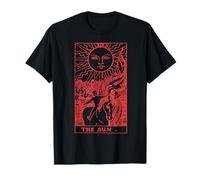 XIX SUN Tarot oculto Lucifer 666 Goth Blackcraft Satanic Camiseta