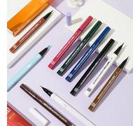 xixi - Pretty Eyes Waterproof Eyeliner Pen - 9 Colors #101 Cool Black - 0.6ml