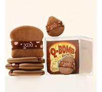 xixi - Q-Bomb Bread Puff - 2 Colours #A Coffee - 6pcs