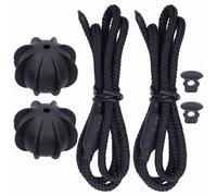 Xixian 2pcs Rear Trunk Parcel Shelf Strap, Manufactured on the Basis of Original Standard, Replacement for Mk6, Made of High Quality Nylon and ABS Materials, Sturdy and Sturdy, and