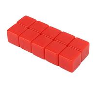 Xixian 30 Dados en Blanco para Escribir de 16mm, Cubos de Plástico Seis Caras para Enseñanza Matemáticas, Juegos Aula, Actividades Bricolaje y Diversión Fiestas (#3)