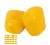 Xixian 50 Uds. Señuelos de Pesca de Maíz con Cebos Artificiales para Carpas, Hechos de Plástico de, Más Parecido Al Maíz Real, Ideal para la Pesca en Agua Dulce, Reutilizable y