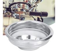 Xixian 58mm Portafiltro sin Fondo para Cafetera Semi Automática (Single | Malla de acero inoxidable, se adapta a la cafetería del hogar, cafeteras semiautomáticas universales con cabezal de grupo