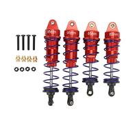 Xixian Amortiguadores RC de Aluminio Escala 1/10, Amortiguador de Resorte Ajustable HSP HPI, Piezas Actualización Delantera Trasera con Cabezales Bola Latón (#1)