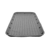 Xixian Bandeja de Silicona Resistente para Zapatos para Alfombra de Entrada Suelos Interiores Limpios, Gestión Derrames Alimentos Mascotas (Gris)