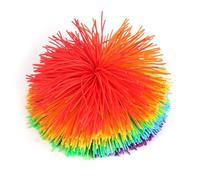 Xixian Bola de Juguete Sensorial Arcoíris - Fidget de Silicona para Aliviar el Estrés para Adultos y Niños, 4,33 Pulgadas