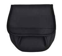 Xixian Bolsa con Funda para Carrete Giratorio Leo, Protección Impermeable para Carrete de Pesca SBR, Abu García (Pequeño 26x5cm)