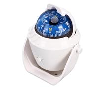 Xixian Brújula para Barcos Marinos con Luz Nocturna, Ajuste de Declinación Magnética, Soporte para Tablero de Instrumentos Automóviles, Yates, Vehículos Recreativos, Barcos, Caravanas, Ayuda a la