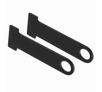 Xixian Corcha de Casco de Motocicleta Resistente Lock Scar Inoxidable Acero Inoxidable, Colgando Dos Cascos Libremente, Fácil de Instalar para con Ajuste Universal (Negro)