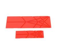 Xixian Cucharas Medidoras 3 en 1, Polígonos Plegables, Utensilio de Cocina Multifuncional para Alimentos Complementarios para Bebés (Rosa roja)